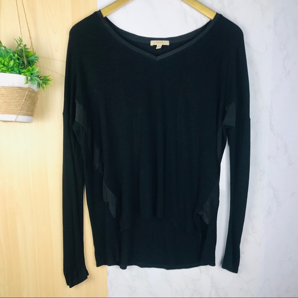 Anthropologie | Bordeaux ribbed drop shoulder - Picture 7 of 7